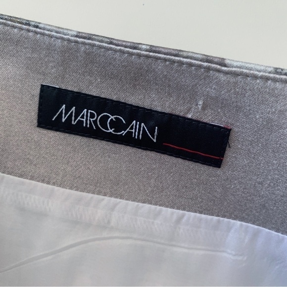 Marc Cain Bead Print Metallic Mini Pencil Skirt Sz 1 XS - Picture 4 of 7